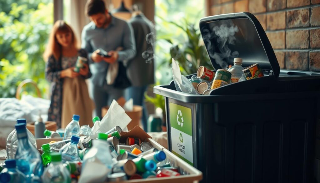 recyclage des déchets au quotidien