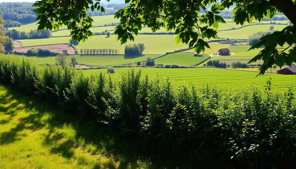 préservation de l'environnement via les haies agricoles